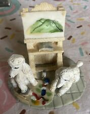 Poodle dogs figurine for sale  HAYLE
