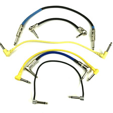 Lava Tightrope Lot of 6 Musical Instrument Cables Right Angle Plugs Patch Cables for sale  Shipping to South Africa
