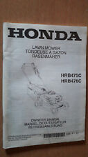 Honda tondeuse hrb475c d'occasion  Bonneval
