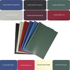 OptiPlan Business Thermal Binder Satin Film, Leather Bordeaux 4.0mm, used for sale  Shipping to South Africa