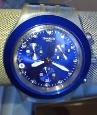  RELOJ SWATCH AZUL MARINO DE SANGRE COMPLETA SIN PROBAR segunda mano  Embacar hacia Argentina