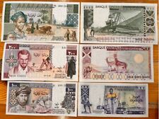 Mauritania Set 3 Billetes 100 200 1000 Ouguiya 1975 1977 UNC P 3A, B C Unissu segunda mano  Embacar hacia Mexico
