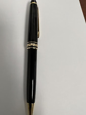 Modelo Mont Blanc “MEISTERSTUCK” (caneta esferográfica) - Acabamento preto/dourado - W. Alemanha comprar usado  Enviando para Brazil