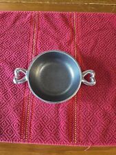 PEWTER Trinket Dish With HEART Handles for sale  Shipping to South Africa