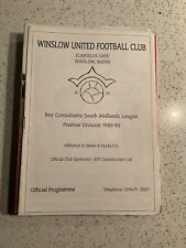 Winslow united wolverton for sale  Shipping to Ireland