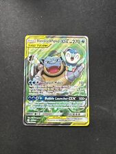 Pokémon Blastoise & Piplup Tag Team GX Cosmic Eclipse 215/236 Holo MINT for sale  Shipping to South Africa