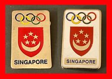 SINGAPORE NOC PRZYPINKA 1984 LOS ANGELES OLIMPIJSKA PRZYPINKA ODZNAKA 2 PIN ZESTAW, używany na sprzedaż  Wysyłka do Poland