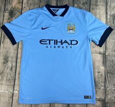 Camiseta de futebol Manchester City Nike 2014 2015 Dri Fit grande, usado comprar usado  Enviando para Brazil
