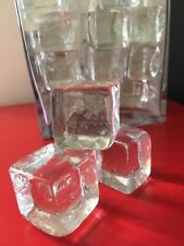 Glass ice cubes for sale  HOVE