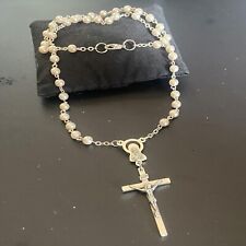Collana rosario perle usato  Scandicci