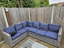 Grey rattan outdoor for sale  SIDCUP