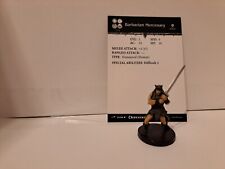 D&D Miniatures WOTC Barbarian Mercenary 25/60 comprar usado  Enviando para Brazil