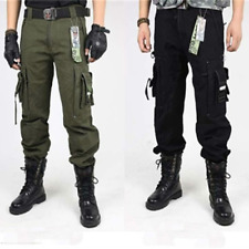 Calças retas masculinas uniforme militar trabalho exército combate estilo exército, usado comprar usado  Enviando para Brazil