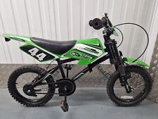 Motobike MXR750 Kids Moto Cross Style Bicycle 16" Wheels Green 44 Race Free UK📮 for sale  Shipping to South Africa