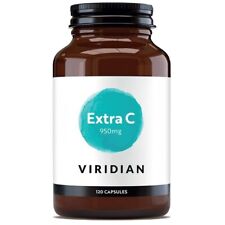 Viridian Extra C 950mg vitamina C melhorada 120 cápsulas ingredientes naturais comprar usado  Enviando para Brazil