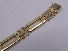 Vintage 14K Solid Yellow Gold Men's Bracelet Chain Italy 8" Long 23.9 grams for sale  Lannon