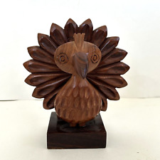 Carved wood turkey for sale  Brecksville