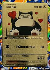 Snorlax choose gold for sale  Mira Loma