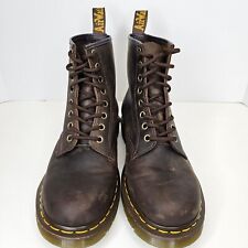 Doc Martens Crazy Horse Brown Leather Boots 11822 Men Size 9/Women Size 10 for sale  Shipping to South Africa