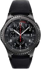 Samsung Gear S3 Frontier 46 mm Steel Case with Black Silicone Band Smart Watch for sale  Shipping to South Africa