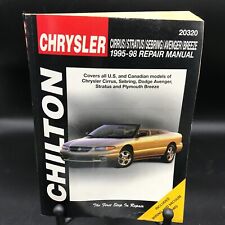 Chrysler Cirrus, Stratus, Sebring, Avenger e Breeze, 1995-98 (Chilton - BOM, usado comprar usado  Enviando para Brazil