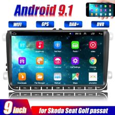9" Autoradio Android 9.1 GPS NAVI  Bluetooth 2 DIN Pour VW Passat Golf 5 6 POLO d'occasion  Aubervilliers