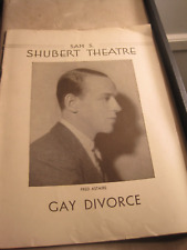 Cartaz Fred Astaire "DIVÓRCIO GAY" Cole Porter / Claire Luce 1933 Broadway, usado comprar usado  Enviando para Brazil