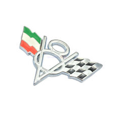 Adesivo emblema porta-malas 3D metal cromado para Fiat Ferrari Maserati V8 IT Itália comprar usado  Enviando para Brazil