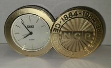 Usado, NCR National Cash Register 1884-1984 Celebrando el futuro reloj despertador de cuarzo  segunda mano  Embacar hacia Argentina