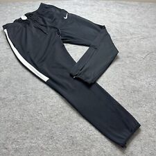 Pantalones de fútbol Nike Squad 17 tejidos para hombre XL negros blancos cremallera al tobillo cónica 30" segunda mano  Embacar hacia Mexico
