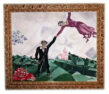 Chagall passeggiata stampa usato  Napoli