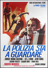Cinema manifesto polizia usato  Ragusa