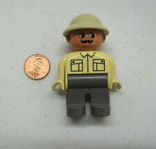 Lego Duplo Safari Explorer Homem No Chapéu 2.5" Figura Zoo Keeper Com Bigode comprar usado  Enviando para Brazil