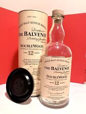 Botella y recipiente vacío de whisky escocés de malta única The Balvenie DoubleWood 12 años segunda mano  Embacar hacia Argentina