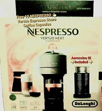 Cafeteira e expresso Nespresso Vertuo Next + espumador de leite Aeroccino III + 10 cápsulas  comprar usado  Enviando para Brazil