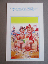 Comic postcard seaside for sale  NORWICH
