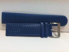 Pulseira de relógio Mondaine Swiss Railways 20 mm couro perfurado azul #FE3120.40Q1, usado comprar usado  Enviando para Brazil