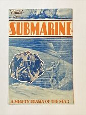 Submarino - Original 1930 Movie Herald - Holt - Revier - Graves - Capra comprar usado  Enviando para Brazil