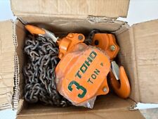TOHO 3 TON MANUAL CHAIN HOIST 13610157 #NEW for sale  Shipping to South Africa
