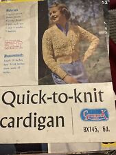 Ladies knitting pattern for sale  FORTROSE