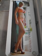 Poster door Gemma Atkinson 62 x 21 mancave wall garage for sale  Shipping to South Africa