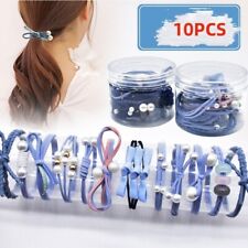 10PCS  Large THICK STRONG women girls Endless Hair Elastics Bobbles Bands UK for sale  Shipping to South Africa