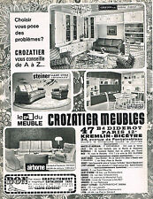 1969 crozatier advertisement d'occasion  Expédié en Belgium