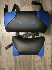 Cadeira de jogos Emerge preta/azul travesseiro traseiro com alças/combo de travesseiro de cabeça comprar usado  Enviando para Brazil