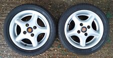 Pair alloy wheels for sale  NEWBURY