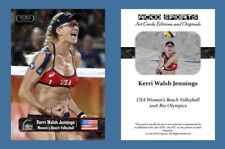 Cartão de vôlei olímpico 2016 Kerri Walsh Jennings edições de arte e originais comprar usado  Enviando para Brazil