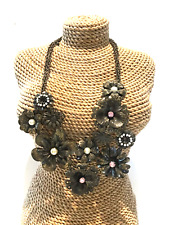 Women flower necklace for sale  HEATHFIELD