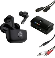 Fones de ouvido Homispot ANC verdadeiros sem fio com transmissor Bluetooth conjunto para ouvir TV comprar usado  Enviando para Brazil