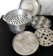 Used, The traditional  indian food steamer in aluminum used for sale  Shipping to South Africa