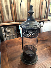 Distressed metal candle for sale  Crawford